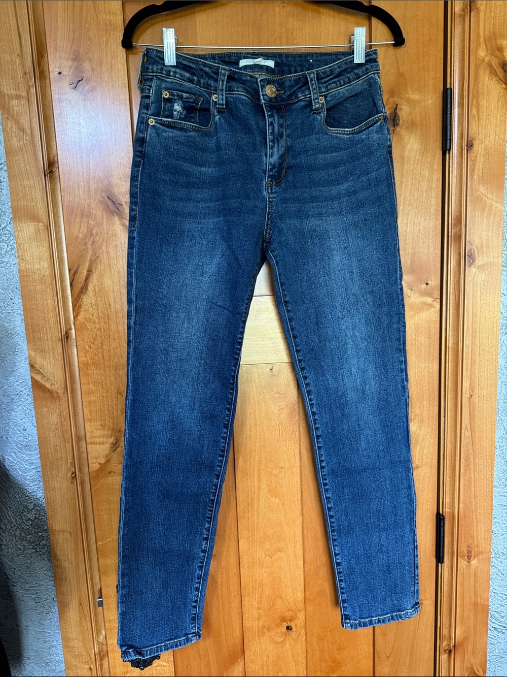 STS Blue Riley High-Rise Jeans in Dark Blue Wash